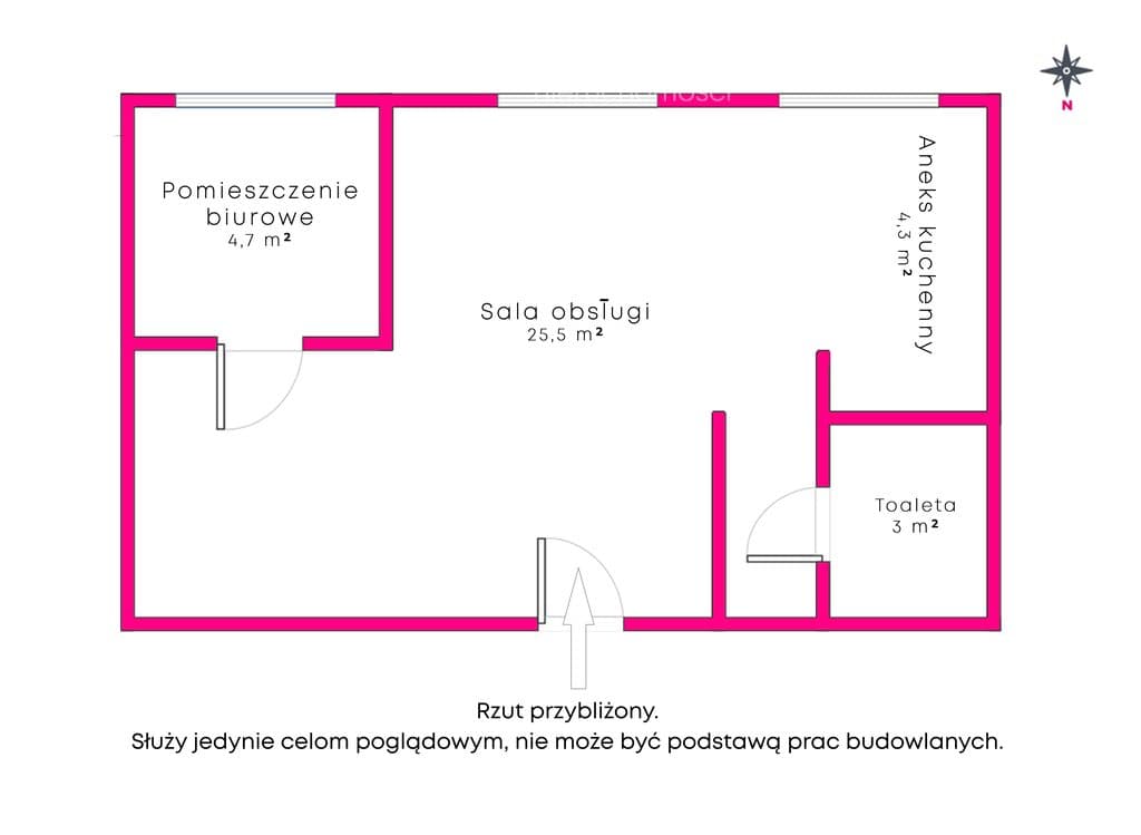 Atrakcyjny lokal usługowo-biurowy 37,5 m² - Konin - zdjęcie 12