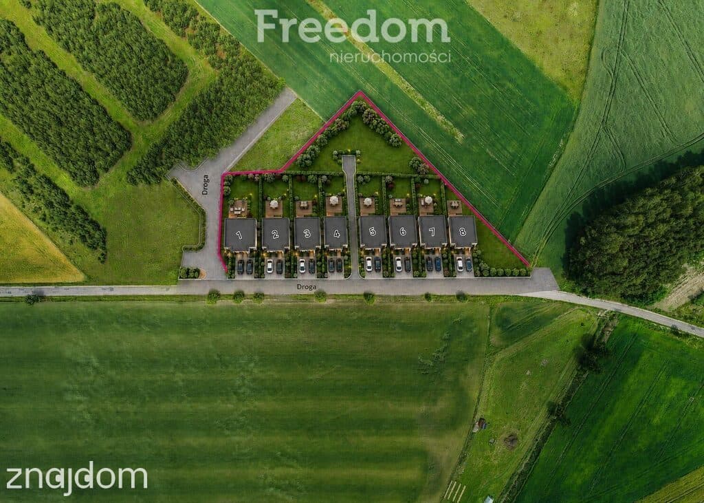 Grzybowo. WZ na 8 domów blisko jeziora Budziszewsk