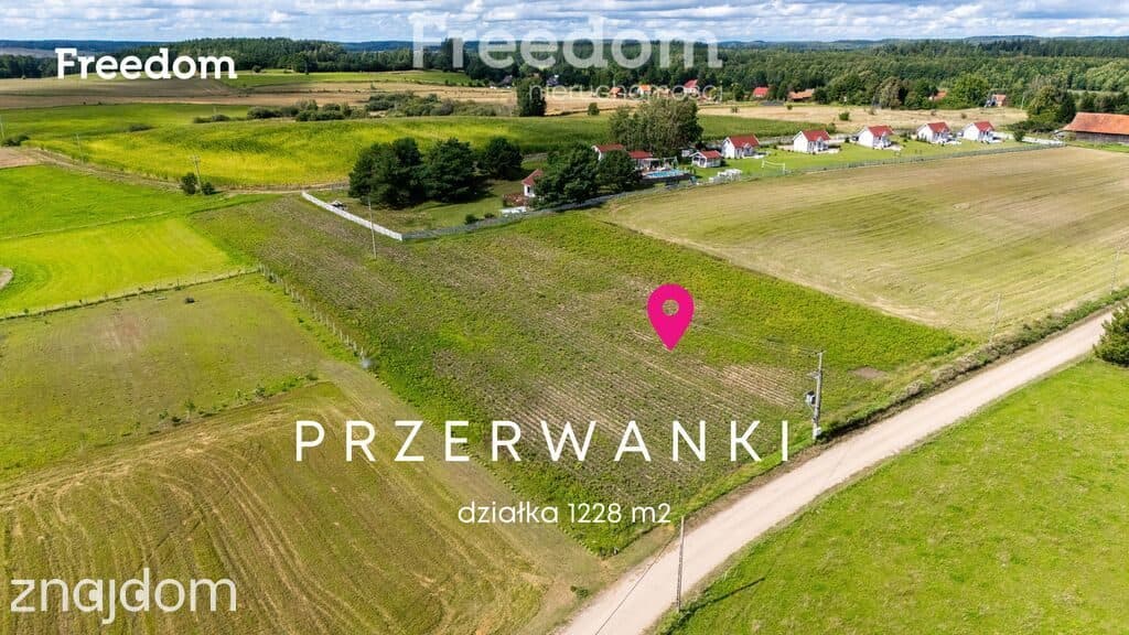 Działka 1228 m² z WZ, widokiem na jezioro | Mazury