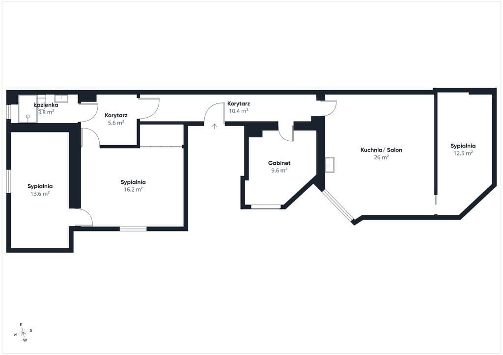 4-pokojowe mieszkanie 99 m² tuż przy dworcu PKP - zdjęcie 4