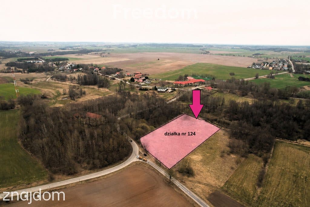 Na sprzedaż działka z wydanymi warunkami zabudowy