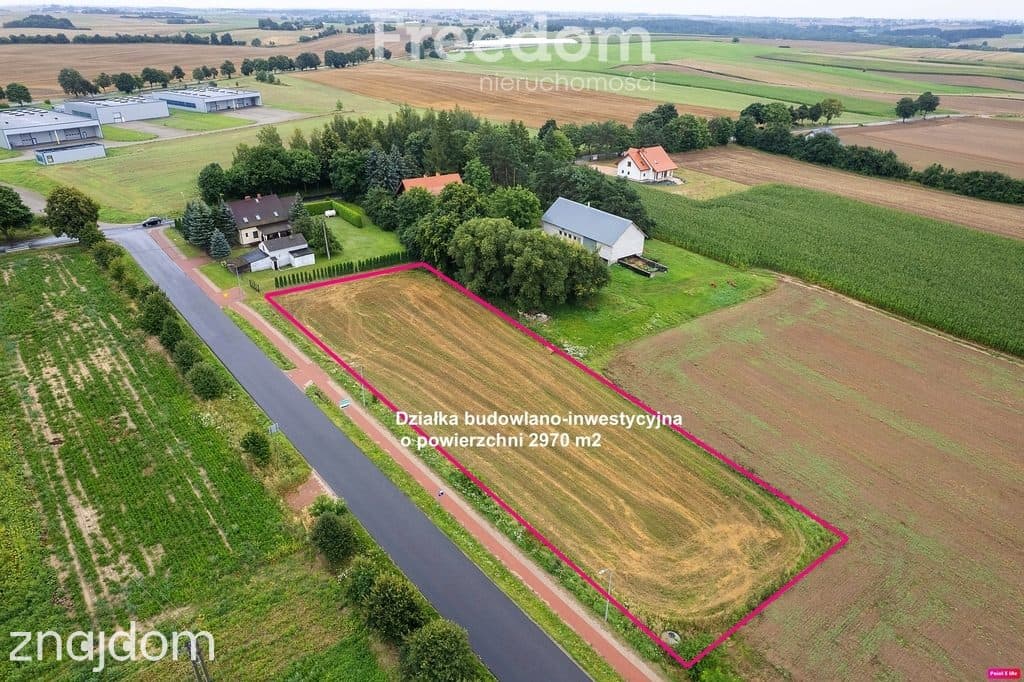 Działka inwestycyjno-budowlana Kurzętnik