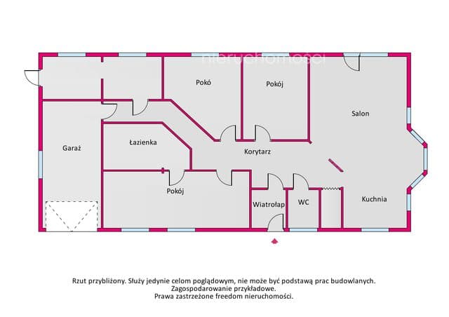 Dom Elbląg/Bielnik II, nad Nogatem Cegła, mur pruski, wiele elementów drewnianych i kamień - zdjęcie 20