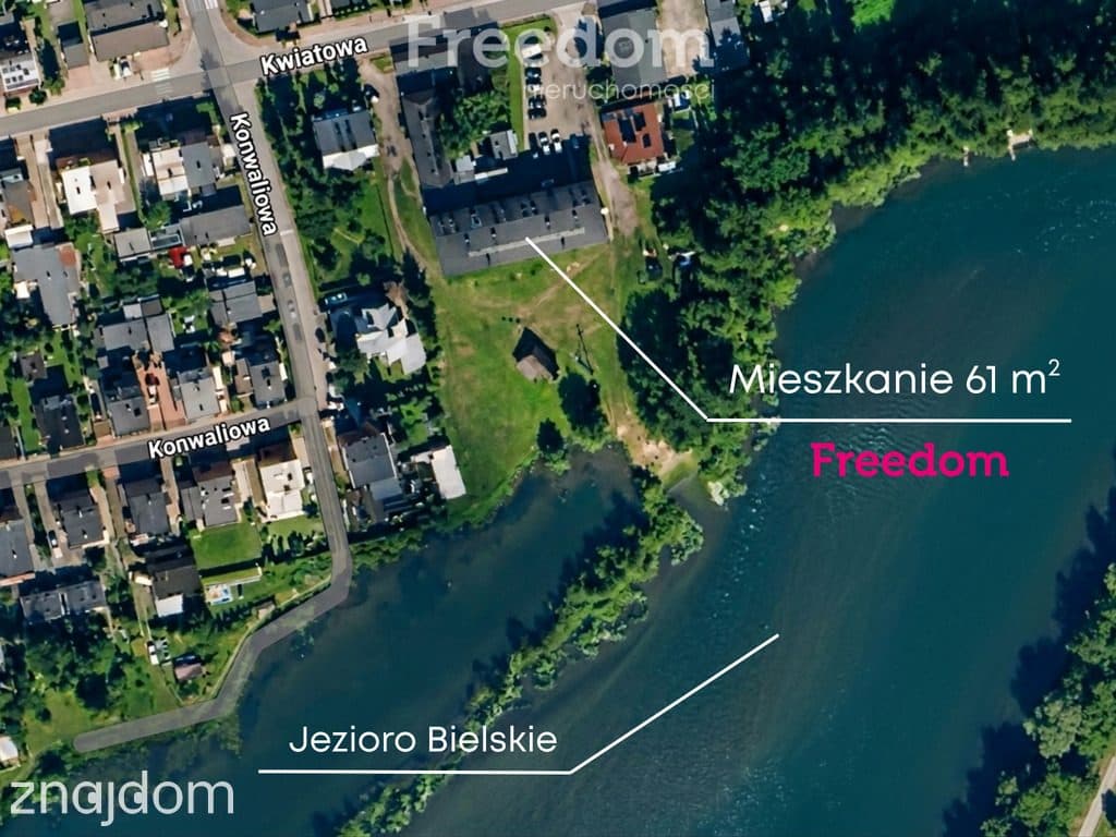 Z widokiem na Jezioro Bielskie - 2 pokoje 61m2 - zdjęcie 9