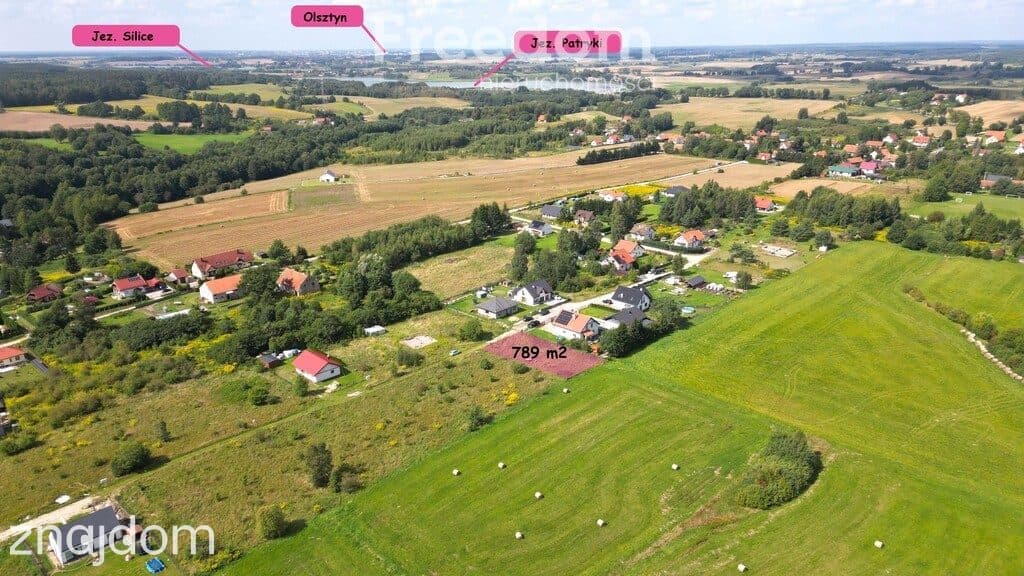 Działka 789 m² z pozwoleniem – Patryki