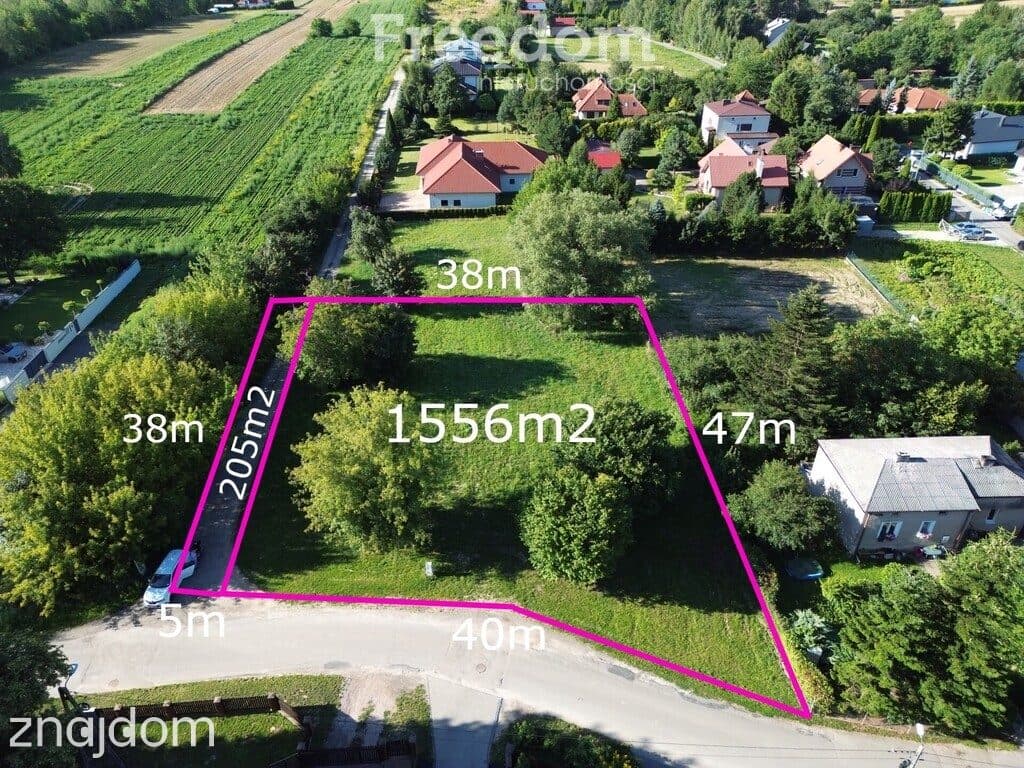 Lublin, Szerokie, Działka 1556m² z WZ i mediami