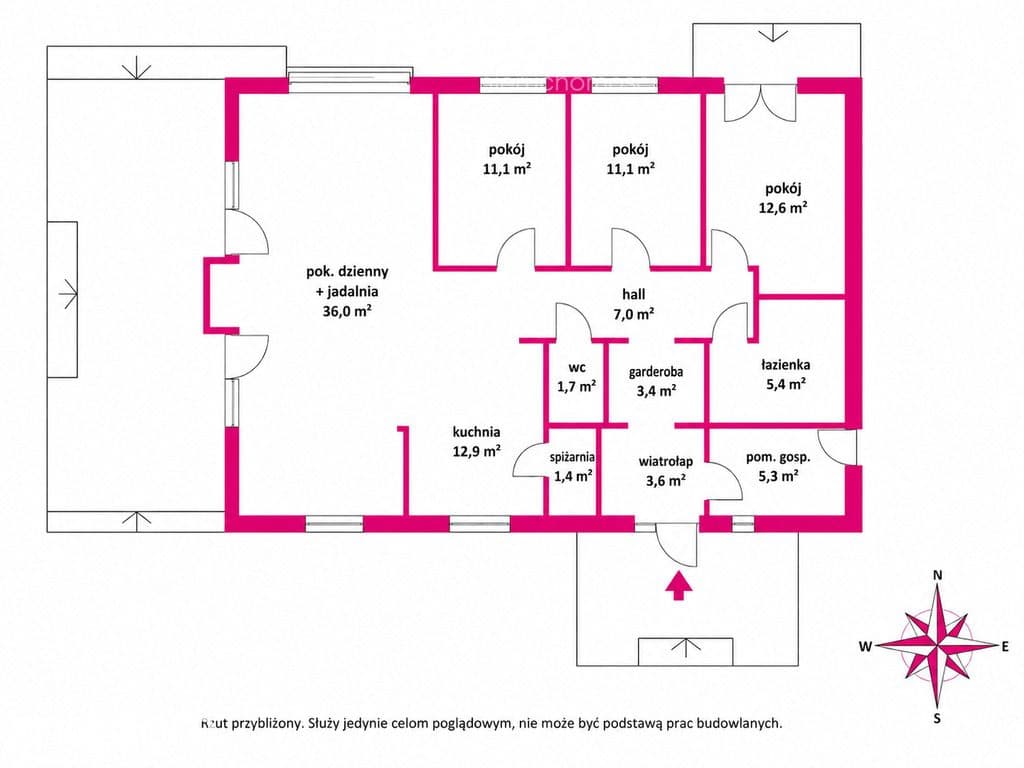 Parterowy dom 111 m² przy Lesie Młochowskim | Żółw - zdjęcie 5