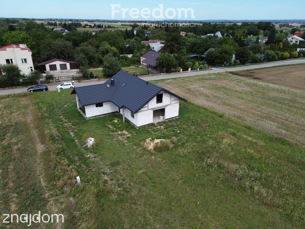 Dom 140m² surowy z garażem , Płoskie k. Zamościa - zdjęcie 3