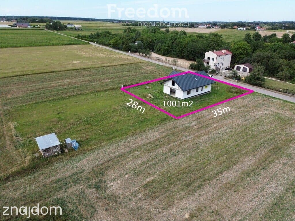 Dom 140m² surowy z garażem , Płoskie k. Zamościa