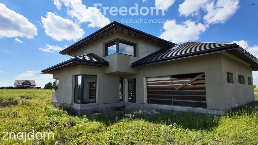 Dom 220m² Szopinek pod Zamościem – nowoczesny - zdjęcie 12