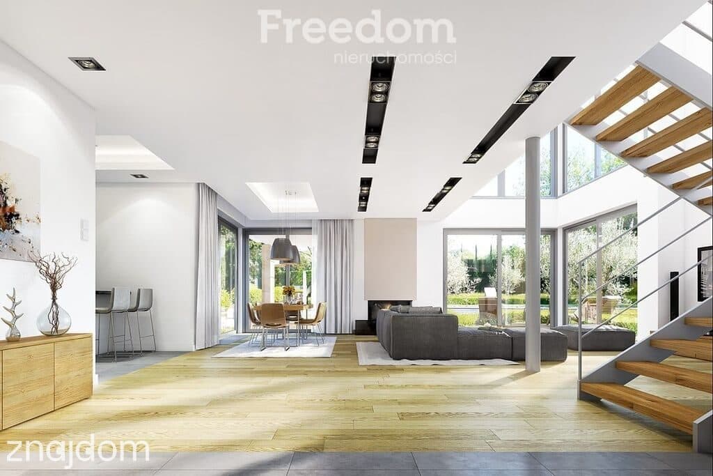 Dom 220m² Szopinek pod Zamościem – nowoczesny - zdjęcie 4