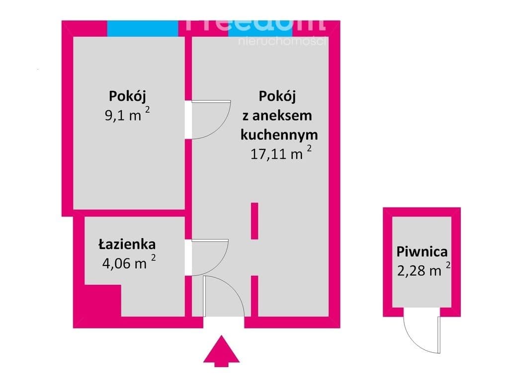 Rzeszów | 2 pokoje, 8. piętro, ścisłe centrum - zdjęcie 14