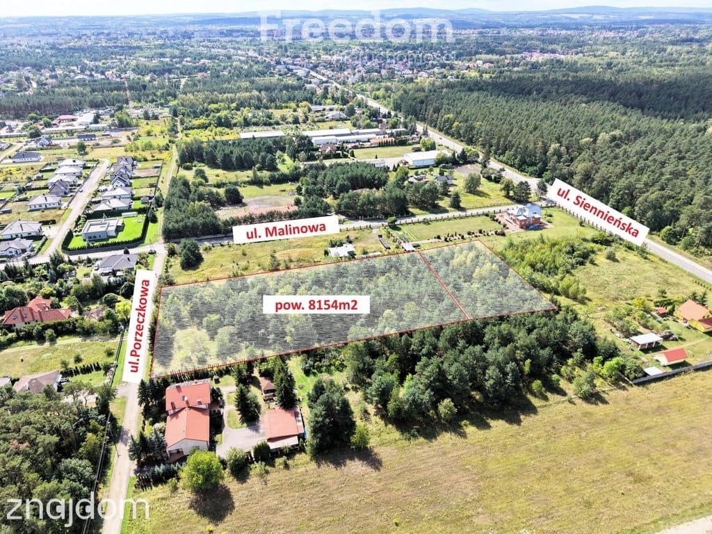Działka budowlano-rolna 8154m2 ogrodzona