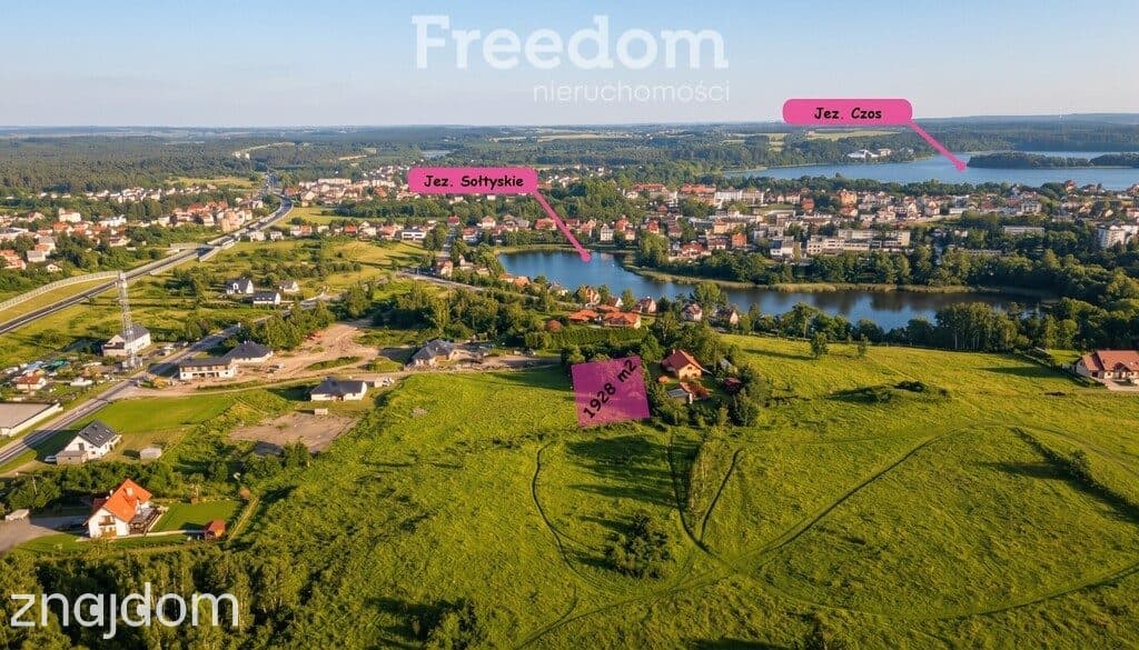 Atrakcyjna działka 1928m² w Mrągowie