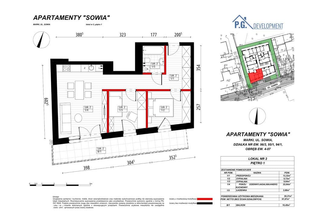 Nowe mieszkanie 59m2, Marki, brak PCC - zdjęcie 5