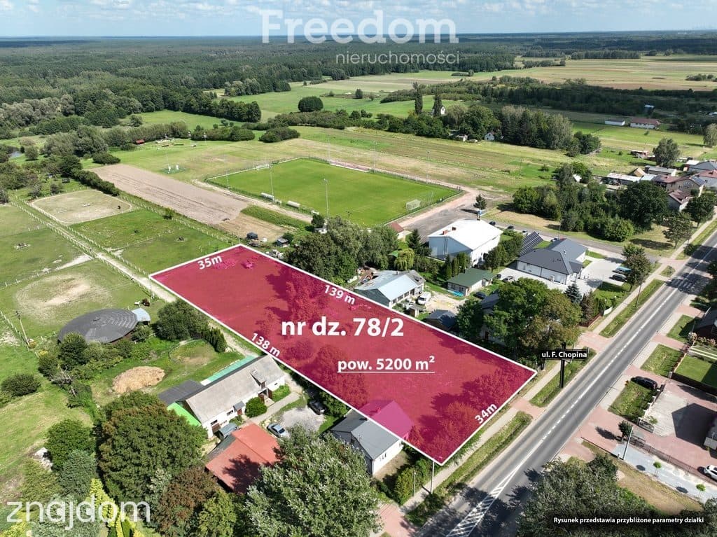 Działka 5200 m² z MPZP – Kampinos A - zdjęcie 2