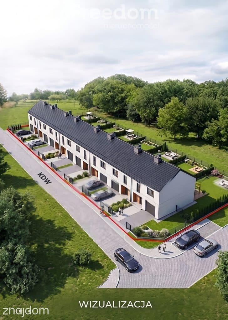 Działka inwestycyjna 23 ary, WZ na 8 domów - zdjęcie 5