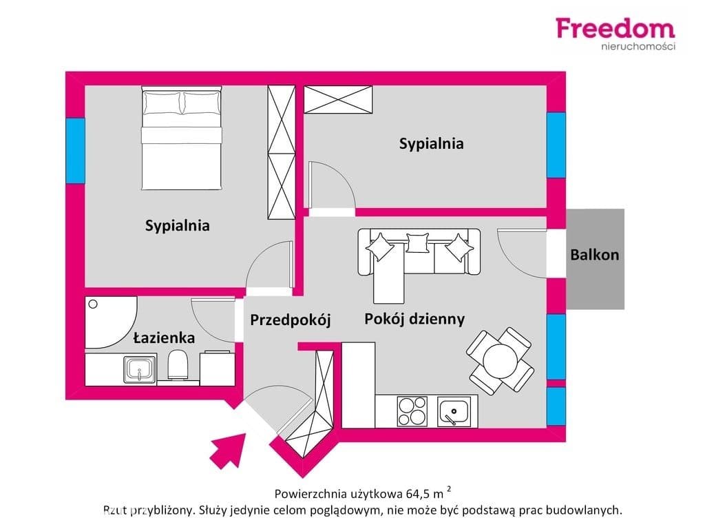 3 pokoje | dwustronne | balkon - zdjęcie 15