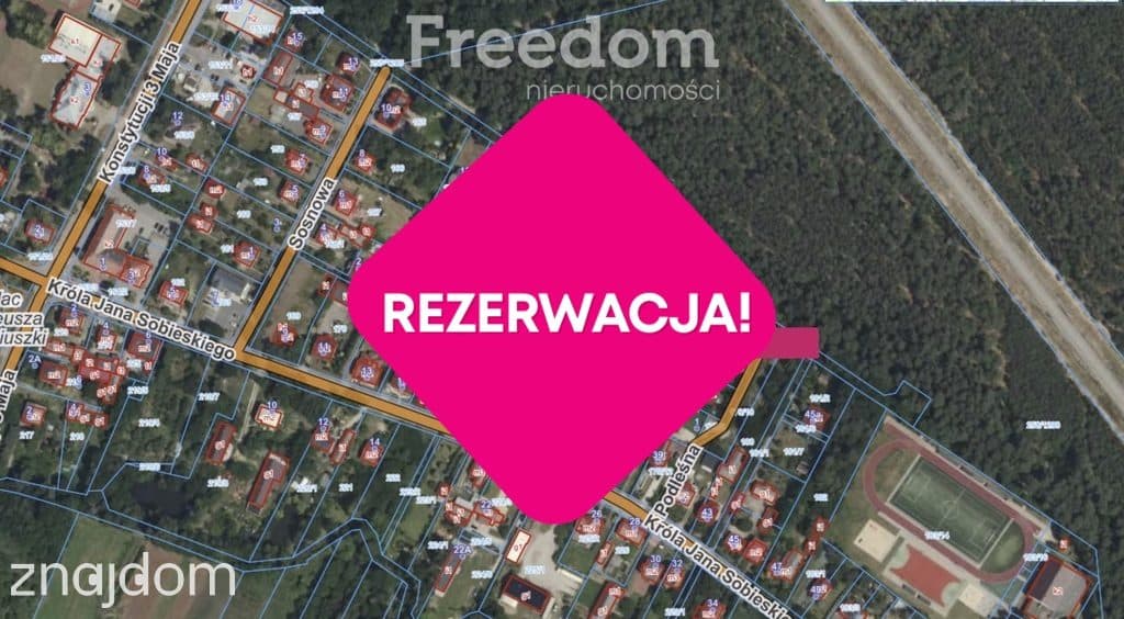 Działka 622 m² w centrum Puszczy Mariańskiej - zdjęcie 4