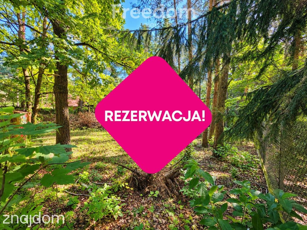 Działka 622 m² w centrum Puszczy Mariańskiej
