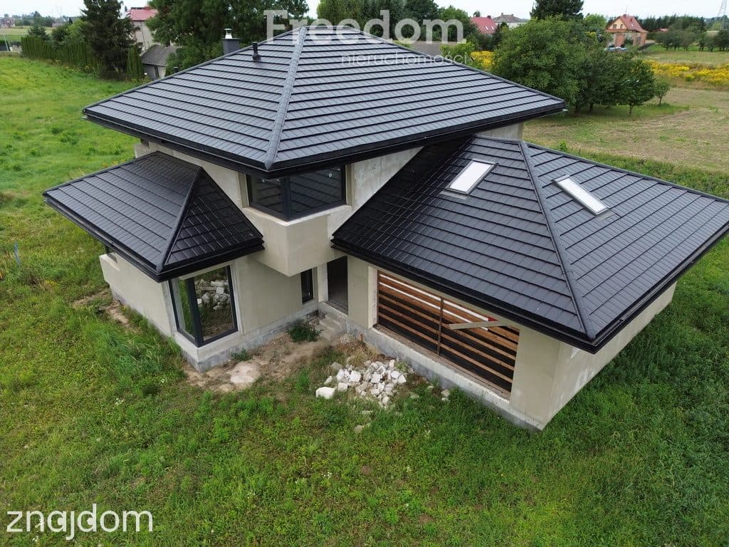 Dom 220m² Szopinek pod Zamościem – nowoczesny - zdjęcie 13