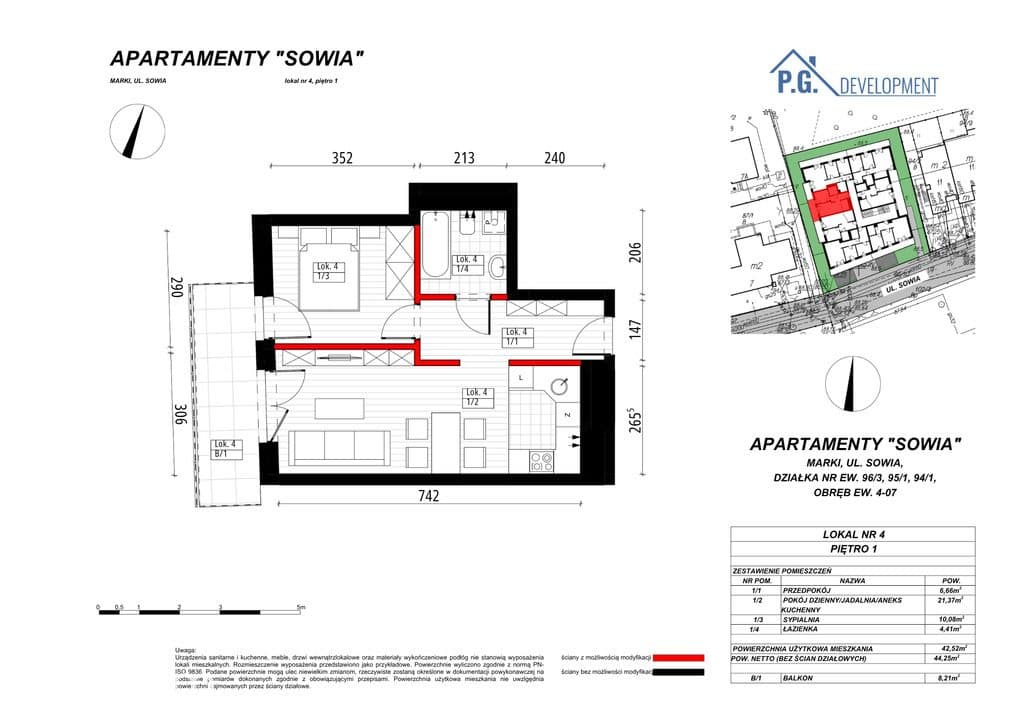 2 pokoje 42,5m² Marki Sowia, nowe bez PCC! - zdjęcie 5