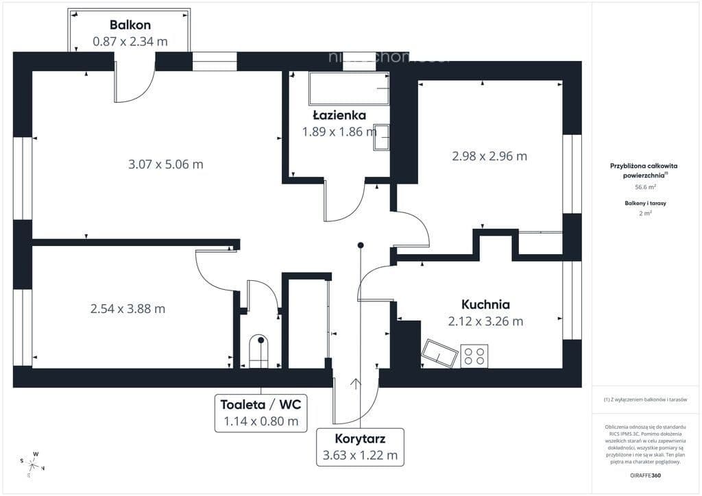 3 pokoje, balkon i osobna kuchnia | XXX-lecia - zdjęcie 4