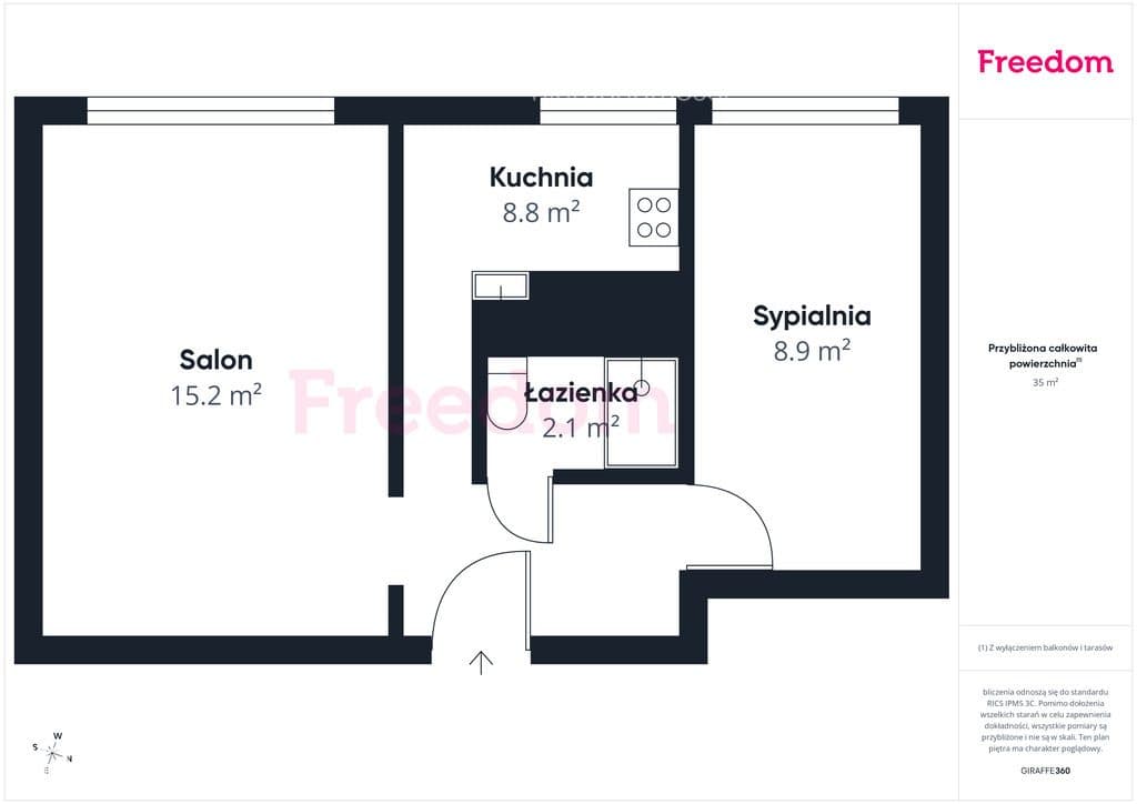 2-pokojowe mieszkanie w centrum Elbląga - zdjęcie 14