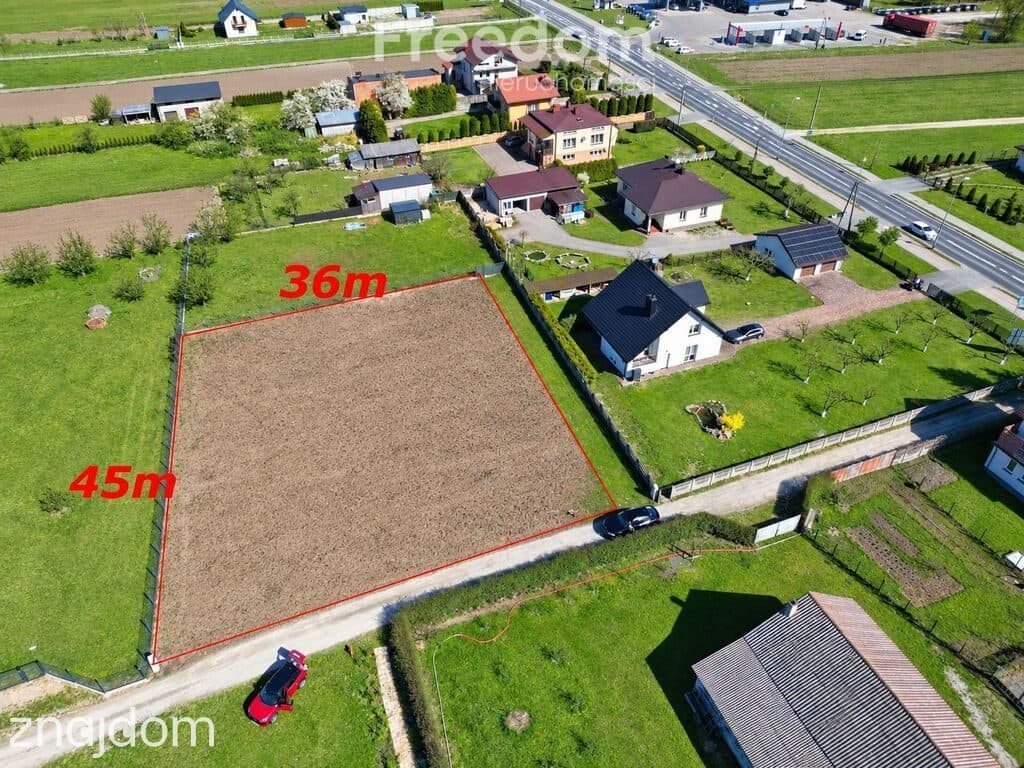 Działka budowlana 1646 m2 Zawady k. Bełchatowa - zdjęcie 4
