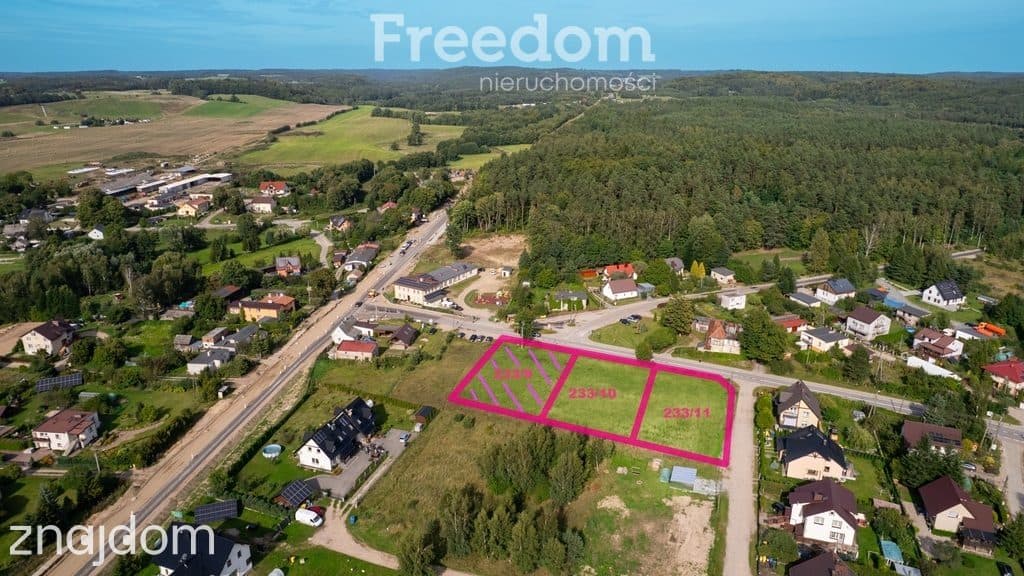 Działka budowlana z MPZP pod dwulokalowca !