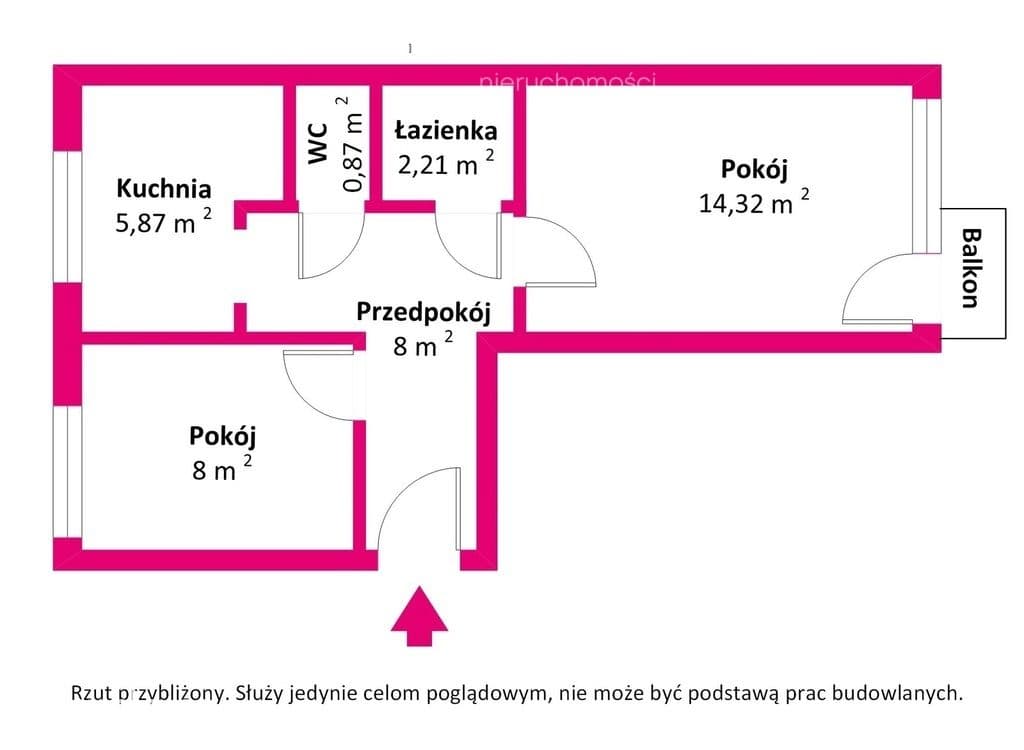 2 pokoje z balkonem w centrum Koła - zdjęcie 5