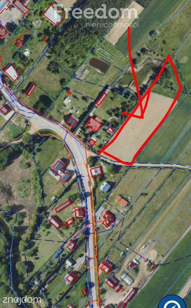 DZIAŁKA 6550 m² Z WARUNKAMI ZABUDOWY – WOŹNAWIEŚ - zdjęcie 5
