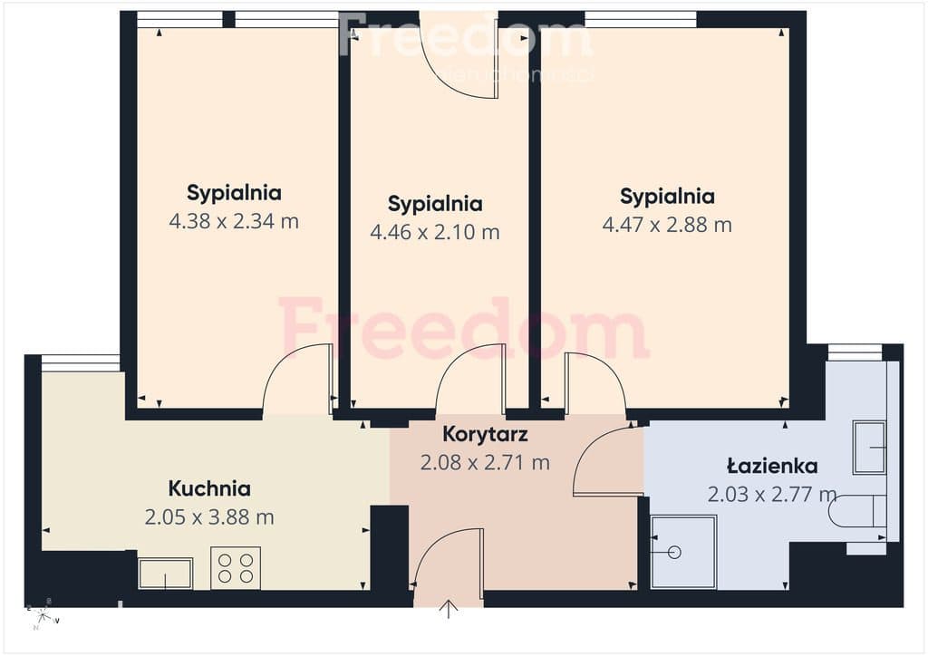 3 pokoje 53 m2, Praga Południe - zdjęcie 5