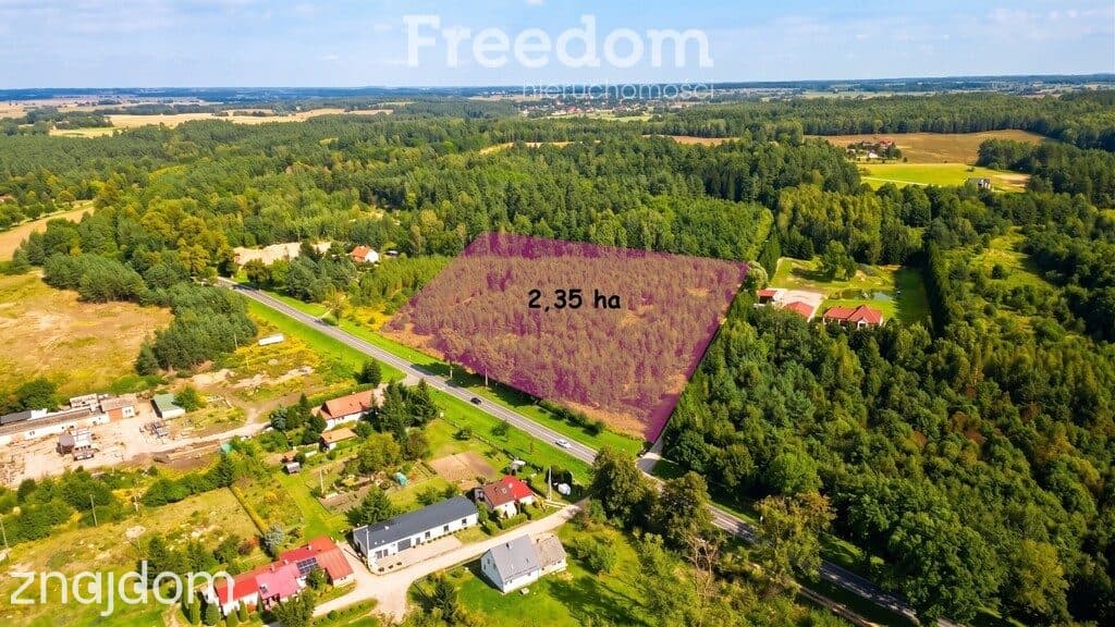 Działka inwestycyjna 2,34 ha przy DK51 - zdjęcie 4