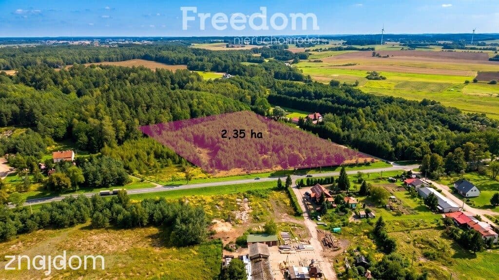Działka inwestycyjna 2,34 ha przy DK51 - zdjęcie 5