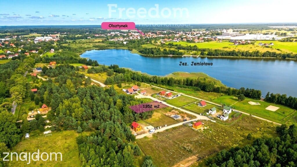 Działka na Mazurach w Jemiołowie gmina Olsztynek - zdjęcie 13