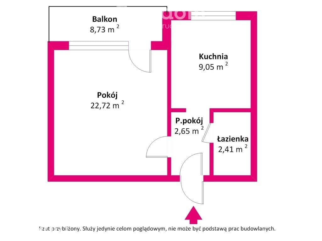 Kawalerka z dużym balkonem przy Kępie Potockiej - zdjęcie 11