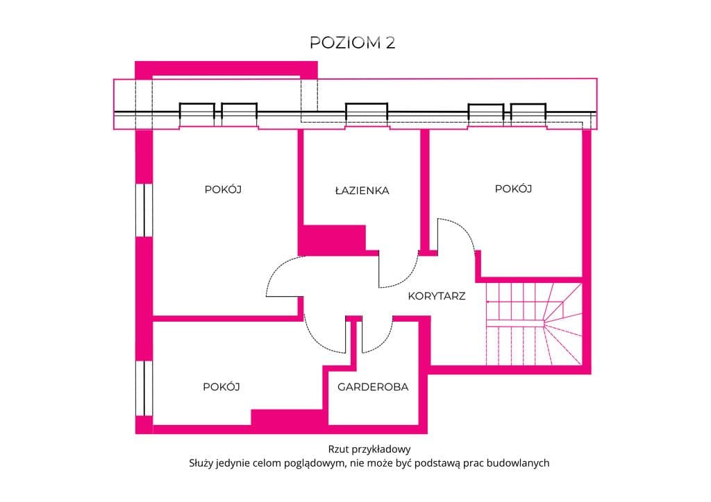 5 pokoi dwupoziomowe komórka balkon - zdjęcie 17