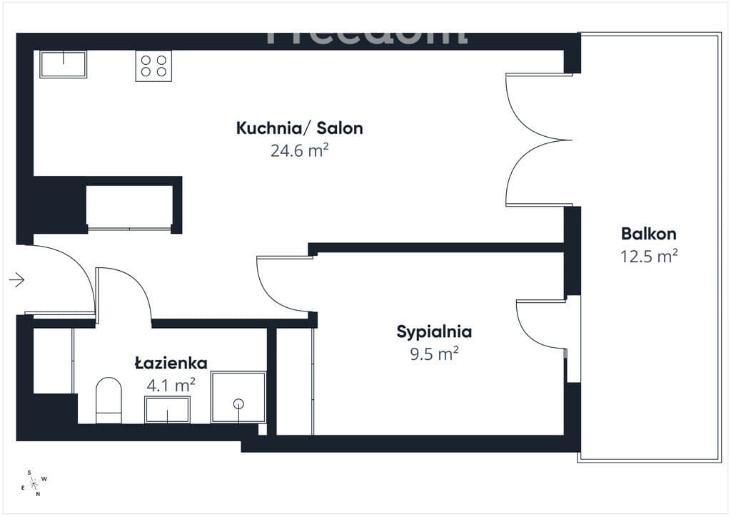 PIERWSZY NAJEM | NOHO | 2 pokoje | loggia | garaż w cenie - zdjęcie 9