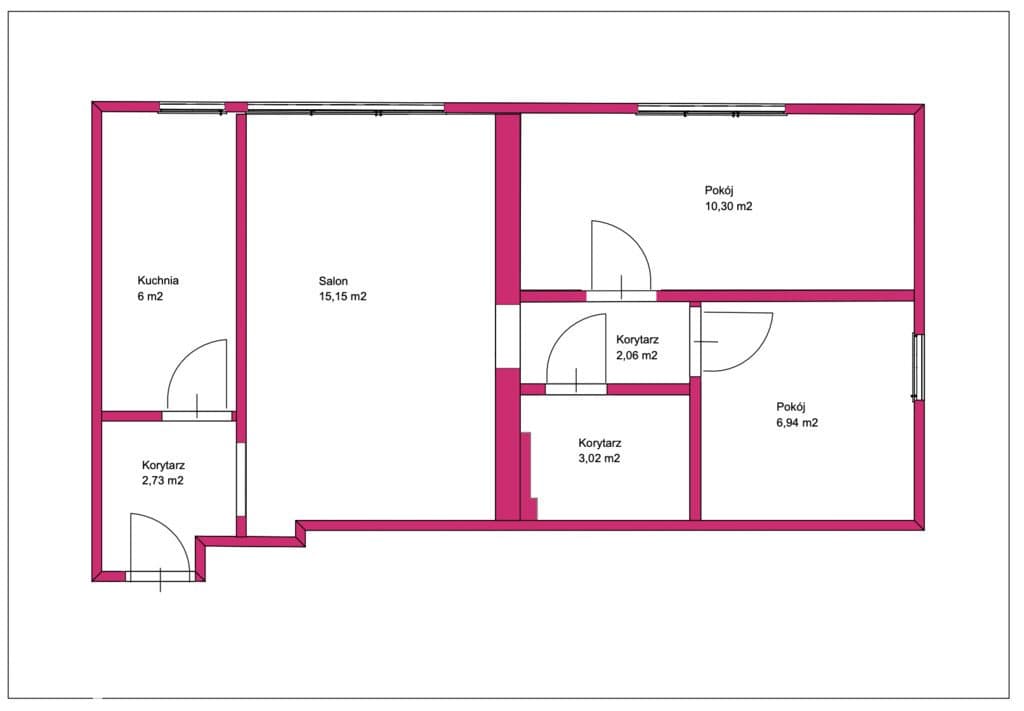 3 pokoje | 46,52 m² | Parking | Giżycko - zdjęcie 7
