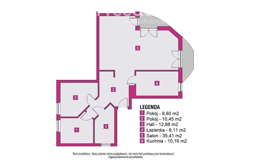 4 pokoje możliwe 2 łazienki i 2 balkony - zdjęcie 6