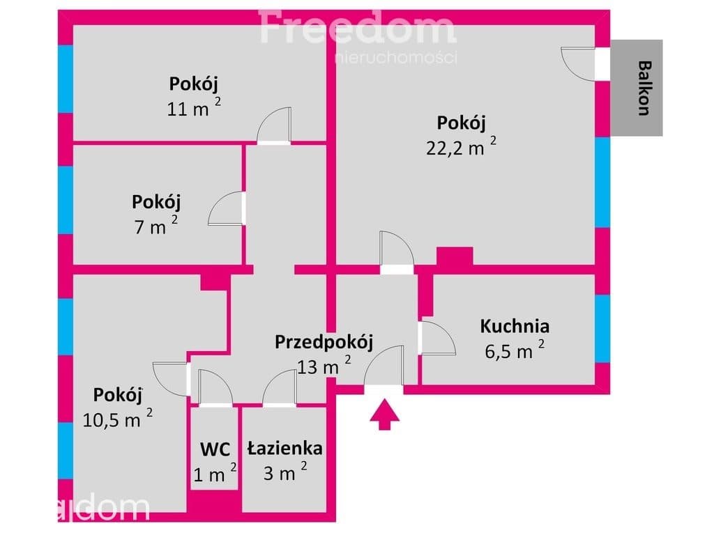 Mieszkanie 74,2 m2 Rzeszów ul. Starzyńskiego 2 - zdjęcie 6