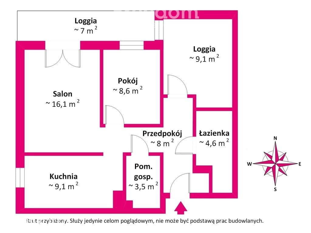 Przestronne mieszkanie nowe budownictwo 3 pokoje - zdjęcie 7
