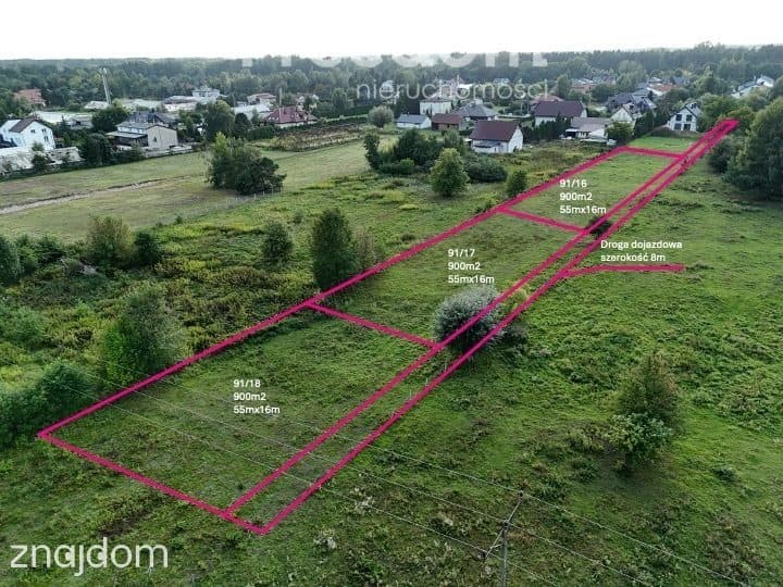 3 działki budowlane, media, MPZP, Aleksandrów! - zdjęcie 2
