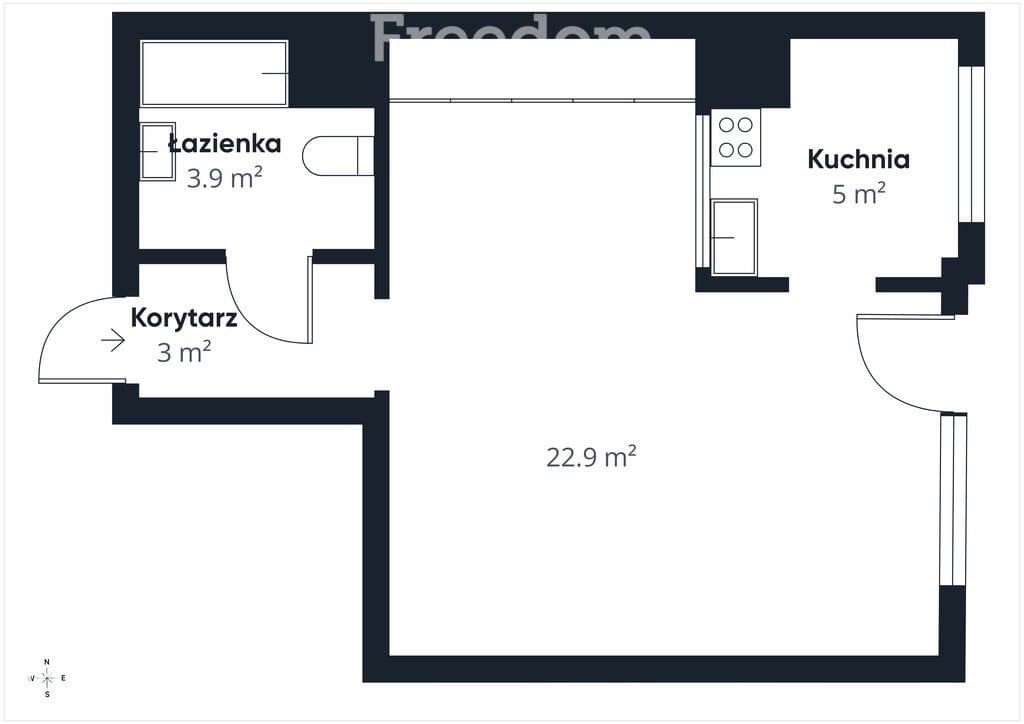 Kawalerka z osobną kuchnią z balonem Ligota - zdjęcie 4