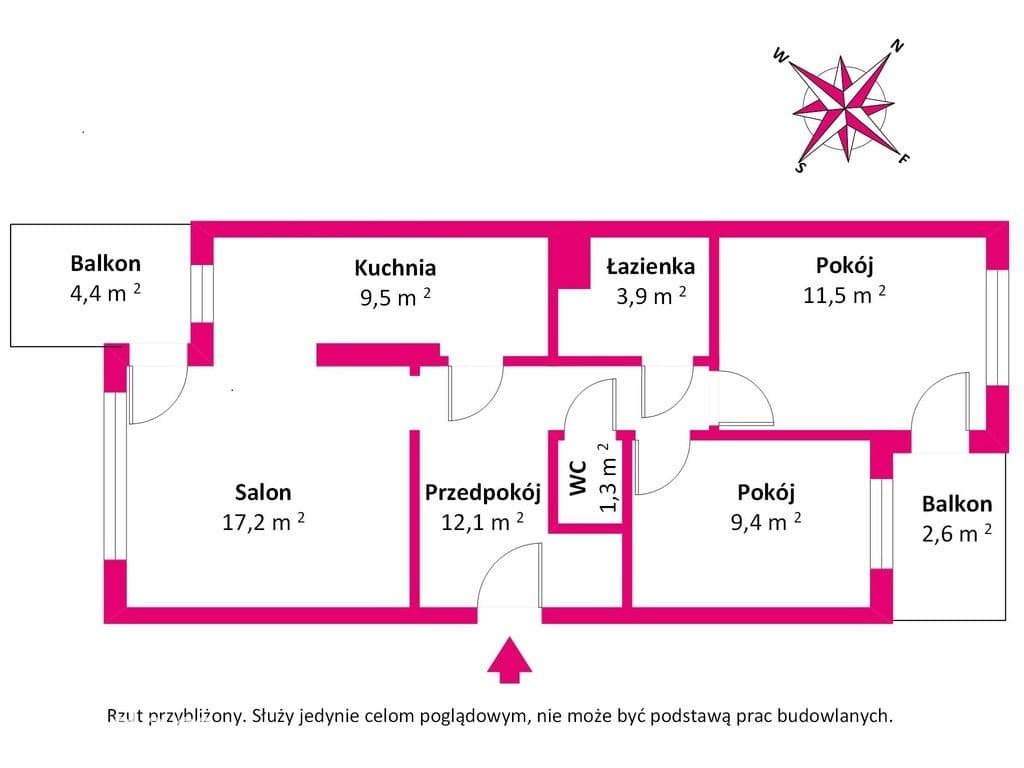 3 pokoje 65m² • 8 min METRO Natolin - zdjęcie 7