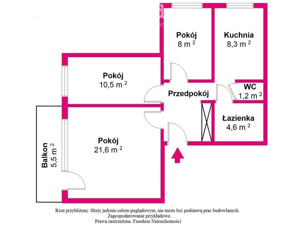 Rozkładowe | Idealny układ | Las | 3 pokoje - zdjęcie 17