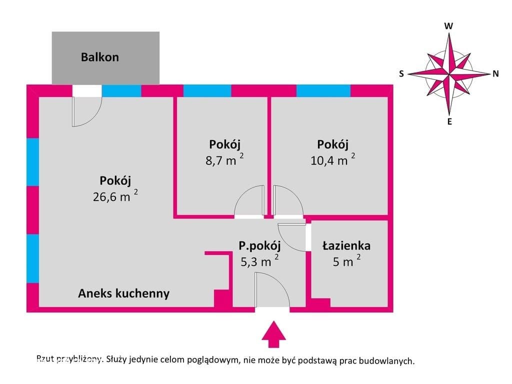Słoneczne 3 pokoje z balkonem I Gdańsk Południe - zdjęcie 4