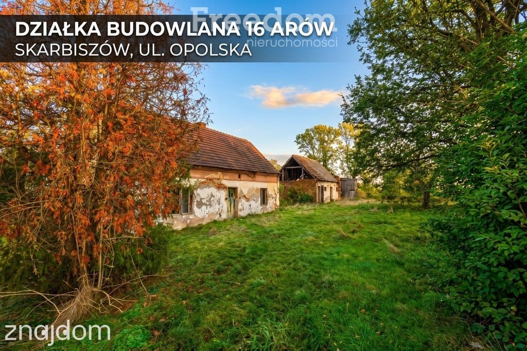 Działka bud.. 16a w urokliwej okolicy Skarbiszowa