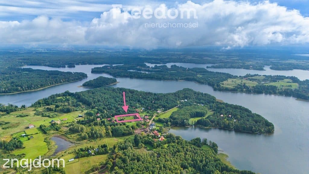 Wyjątkowa działka 3553 m² nad jeziorem Kalwa
